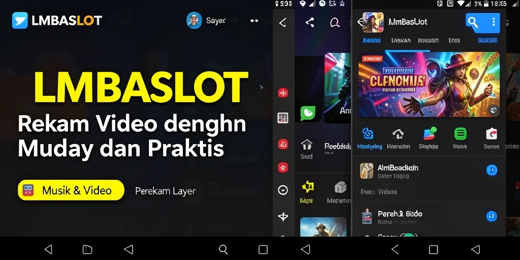 Tampilan antarmuka LMBASLOT yang sederhana dan intuitif.